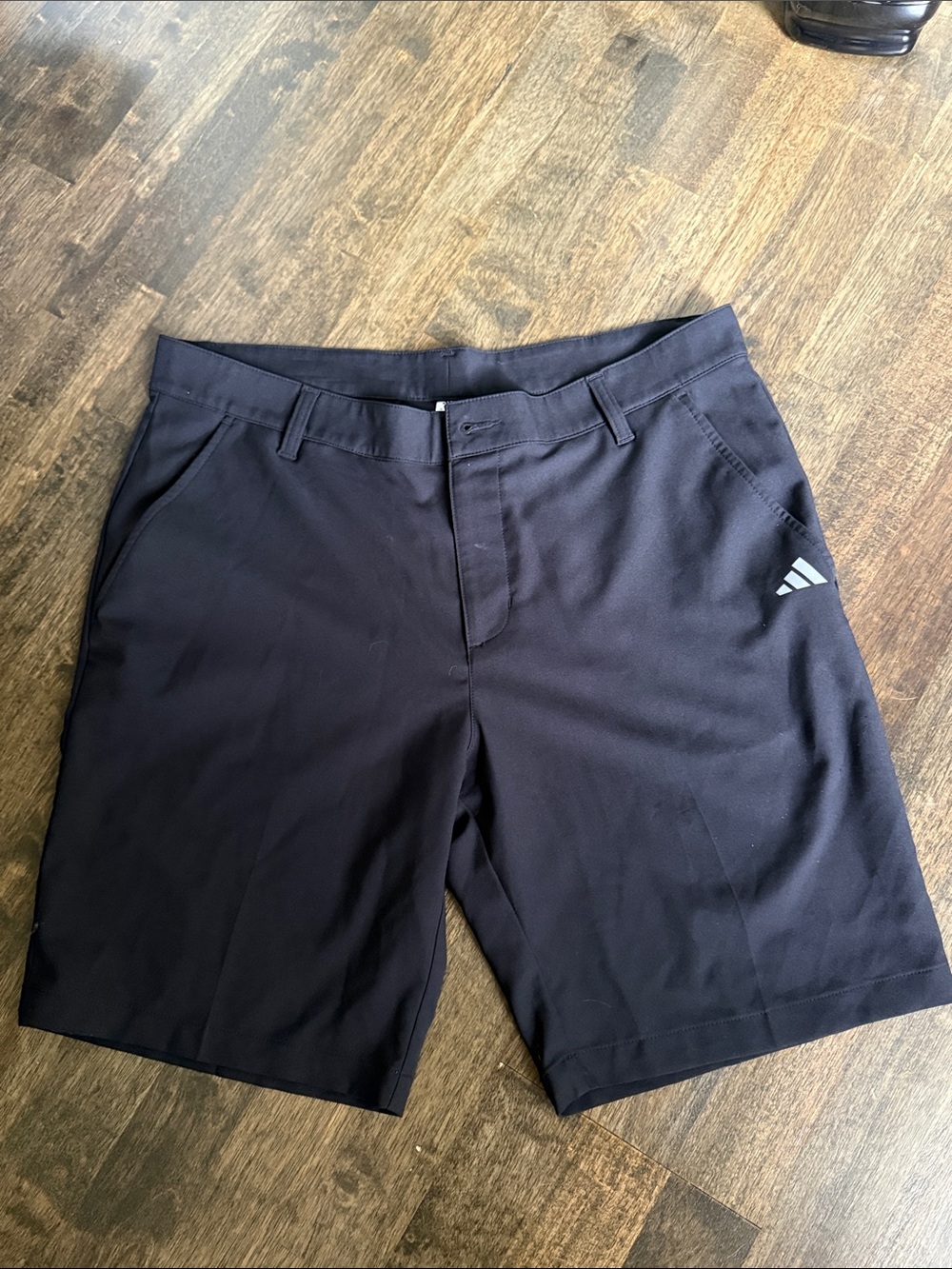 adidas Men's Black Athletic Shorts with Subtle Logo
